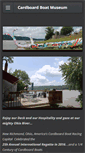 Mobile Screenshot of cardboardboatmuseum.com